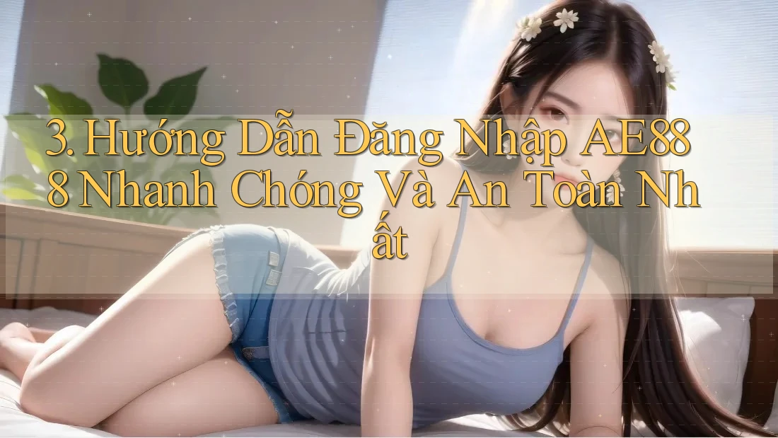 3. Hướng Dẫn Đăng Nhập AE888 Nhanh Chóng Và An Toàn Nhất