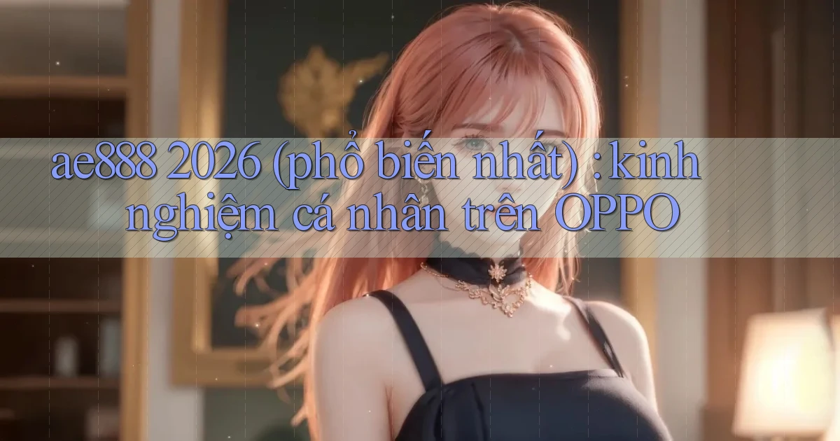 ae888 2026 (phổ biến nhất) kinh nghiệm cá nhân trên OPPO