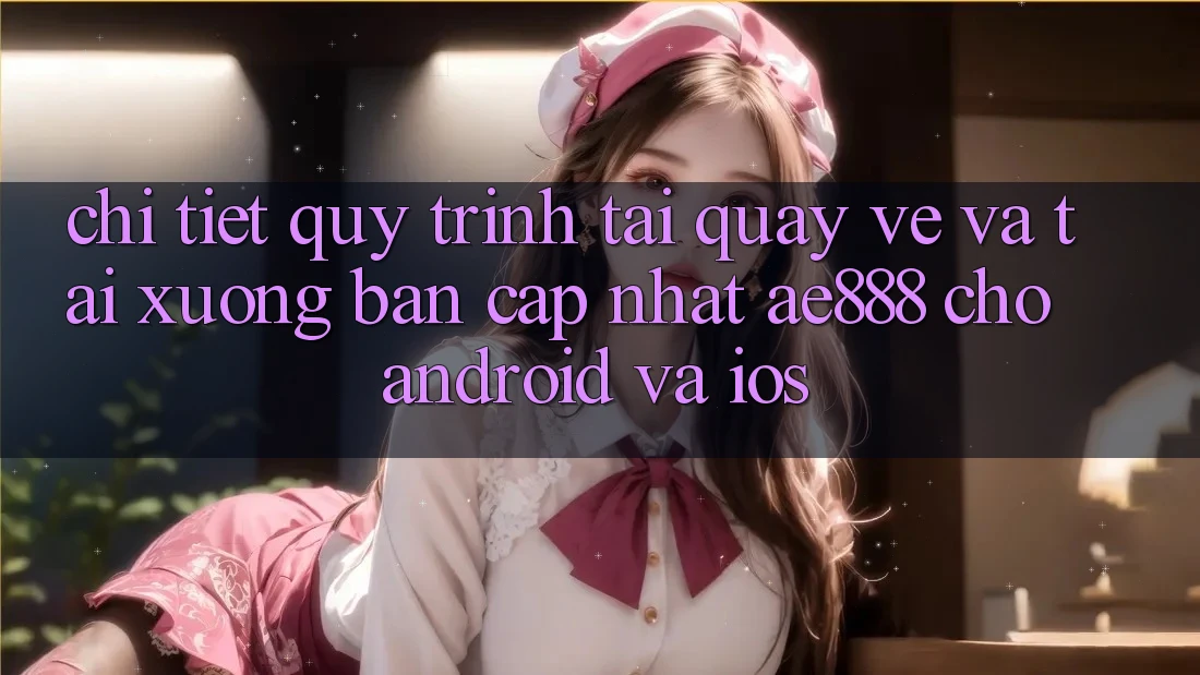 Chi tiết quy trình tải quay về và tải xuống bản cập nhật AE888 cho Android và iOS