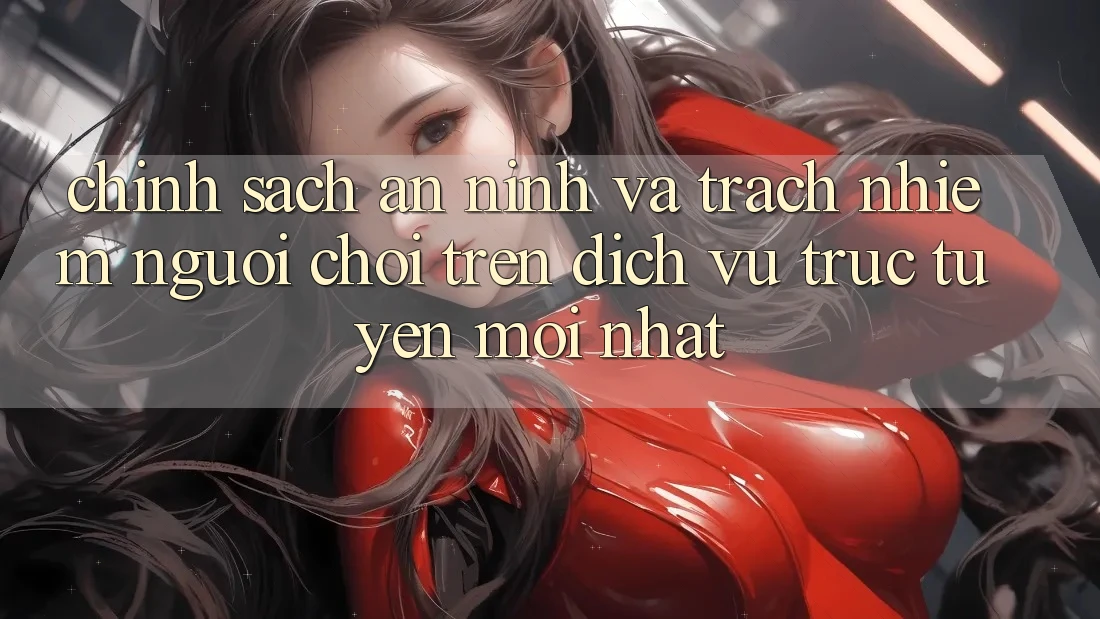 Chính sách an ninh và trách nhiệm người chơi trên dịch vụ trực tuyến mới nhất