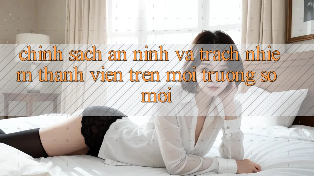 Chính sách an ninh và trách nhiệm thành viên trên môi trường số mới Chính sách an ninh và trách nhiệm thành viên trên môi trường số mới