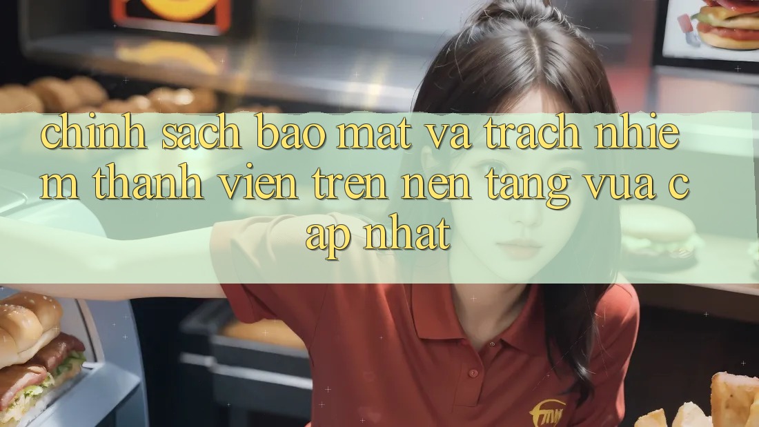 Chính sách bảo mật và trách nhiệm thành viên trên nền tảng vừa cập nhật