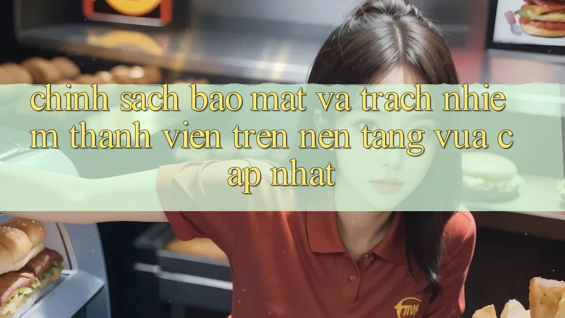 Chính sách bảo mật và trách nhiệm thành viên trên nền tảng vừa cập nhật