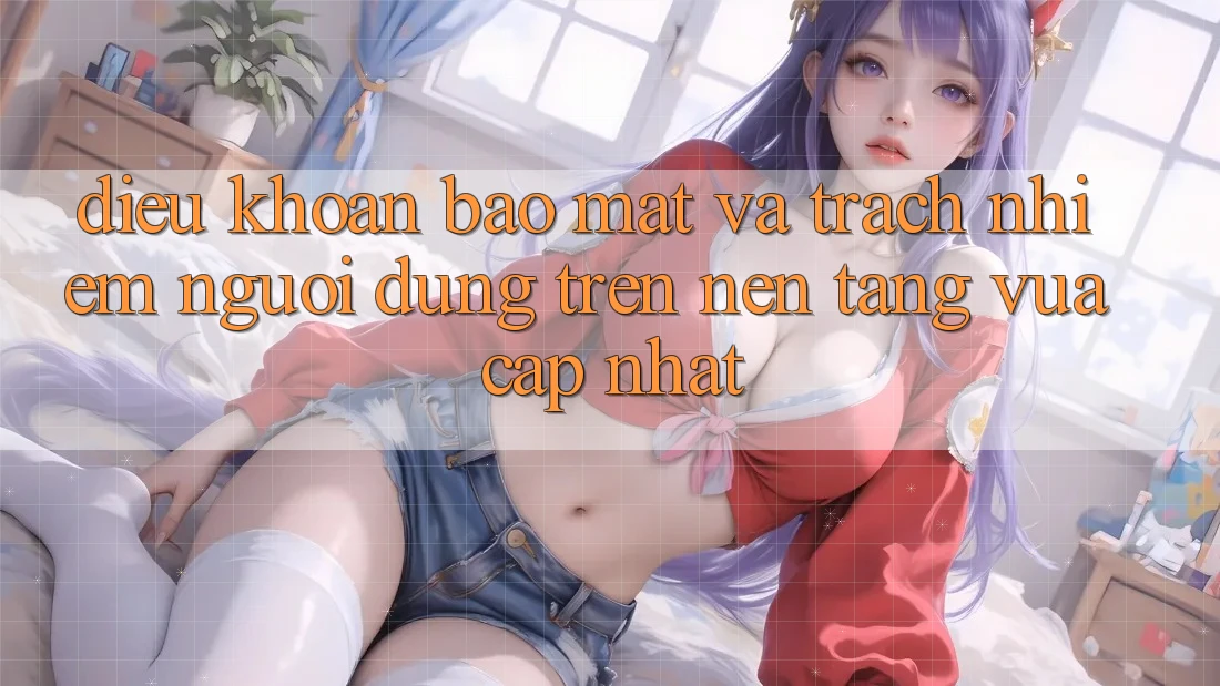 Điều khoản bảo mật và trách nhiệm người dùng trên nền tảng vừa cập nhật