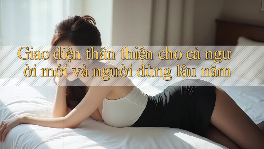 Giao diện thân thiện cho cả người mới và người dùng lâu năm