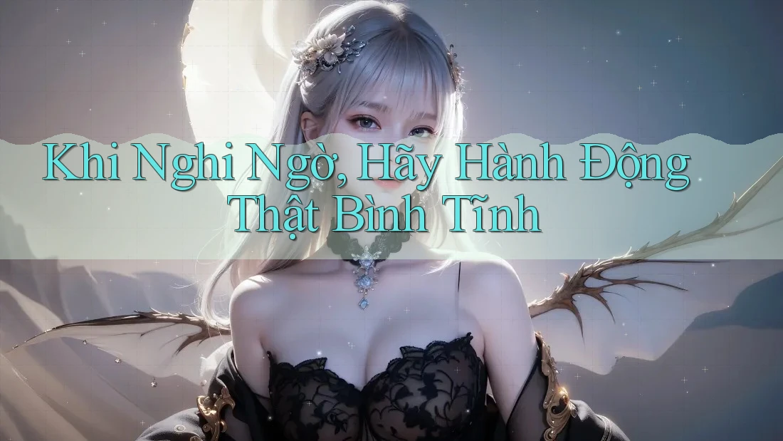Khi Nghi Ngờ, Hãy Hành Động Thật Bình Tĩnh