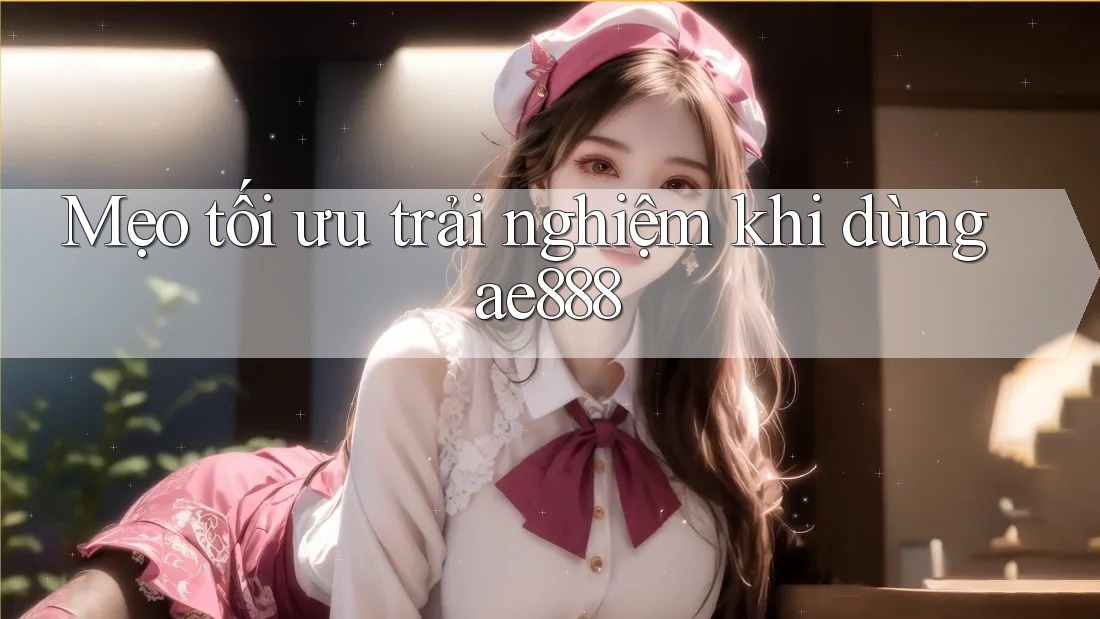 Mẹo tối ưu trải nghiệm khi dùng ae888 Mẹo tối ưu trải nghiệm khi dùng ae888
