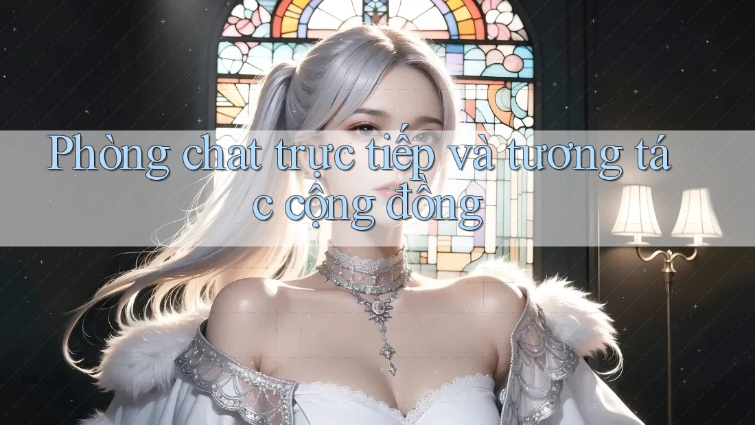 Phòng chat trực tiếp và tương tác cộng đồng Phòng chat trực tiếp và tương tác cộng đồng