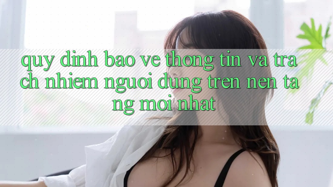 Quy định bảo vệ thông tin và trách nhiệm người dùng trên nền tảng mới nhất