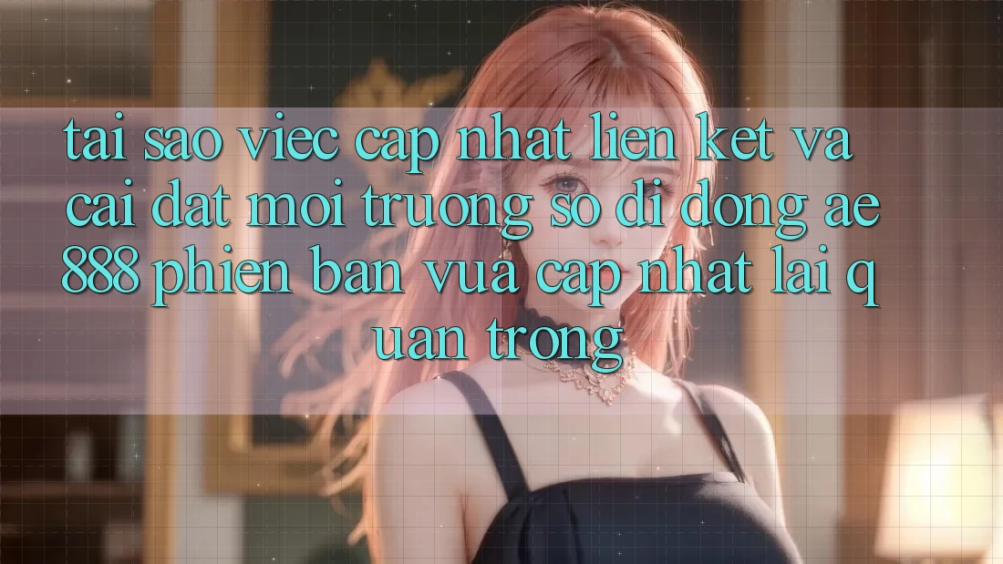 Tại sao việc cập nhật liên kết và cài đặt môi trường số di động AE888 phiên bản vừa cập nhật lại quan trọng? Tại sao việc cập nhật liên kết và cài đặt môi trường số di động AE888 phiên bản vừa cập nhật lại quan trọng?