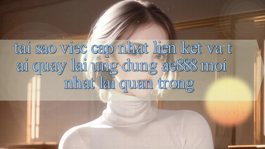 Tại sao việc cập nhật liên kết và tải quay lại ứng dụng AE888 mới nhất lại quan trọng? Tại sao việc cập nhật liên kết và tải quay lại ứng dụng AE888 mới nhất lại quan trọng?