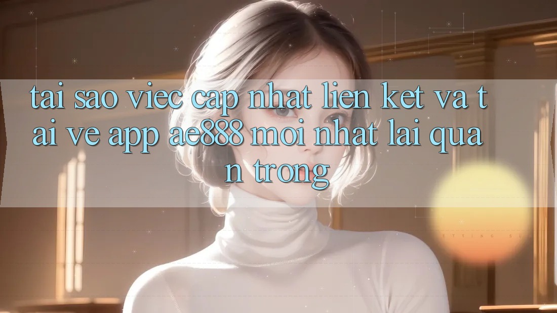 Tại sao việc cập nhật liên kết và tải về app AE888 mới nhất lại quan trọng? Tại sao việc cập nhật liên kết và tải về app AE888 mới nhất lại quan trọng?
