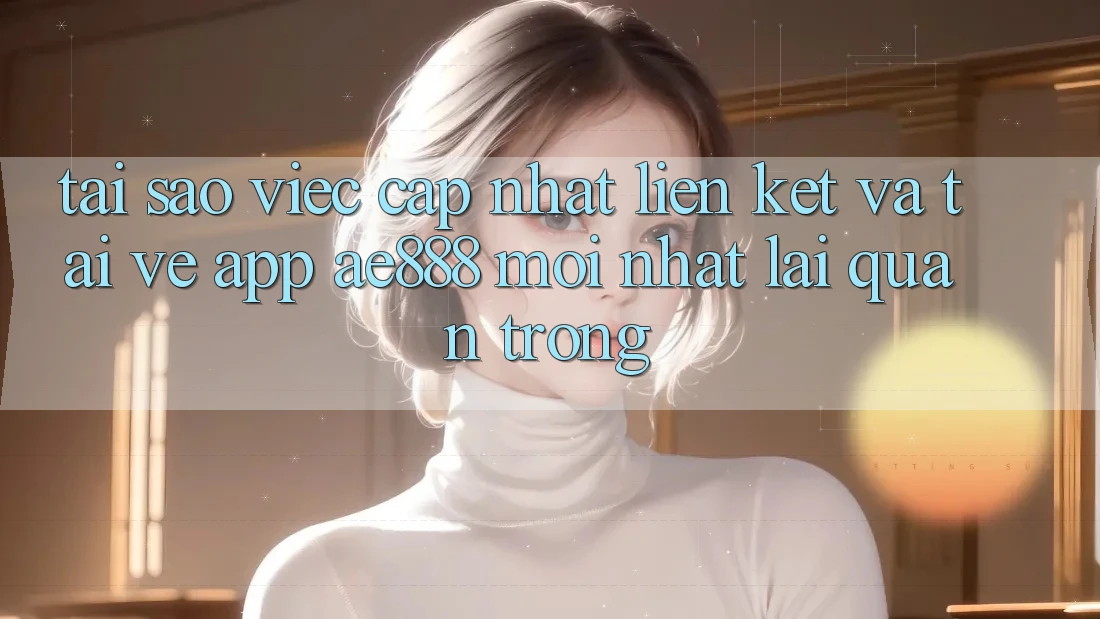 Tại sao việc cập nhật liên kết và tải về app AE888 mới nhất lại quan trọng? Tại sao việc cập nhật liên kết và tải về app AE888 mới nhất lại quan trọng?