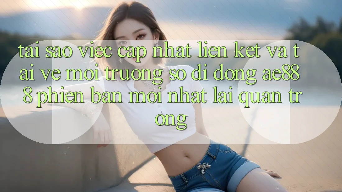 Tại sao việc cập nhật liên kết và tải về môi trường số di động AE888 phiên bản mới nhất lại quan trọng?