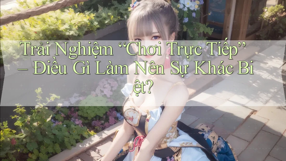 Trải Nghiệm “Chơi Trực Tiếp” – Điều Gì Làm Nên Sự Khác Biệt? Trải Nghiệm “Chơi Trực Tiếp” – Điều Gì Làm Nên Sự Khác Biệt?