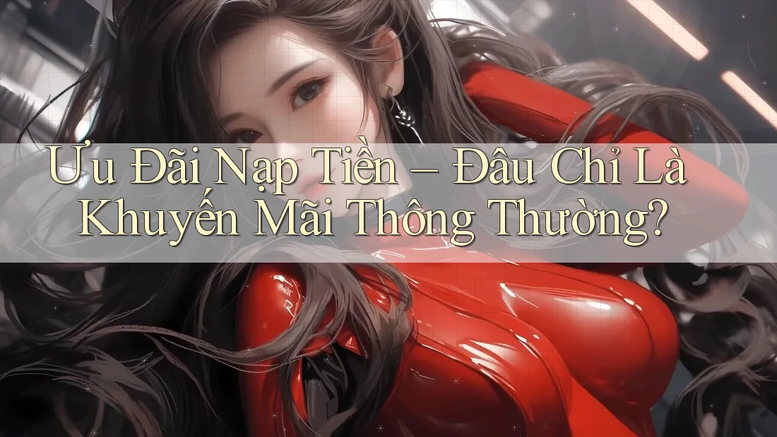Ưu Đãi Nạp Tiền – Đâu Chỉ Là Khuyến Mãi Thông Thường?