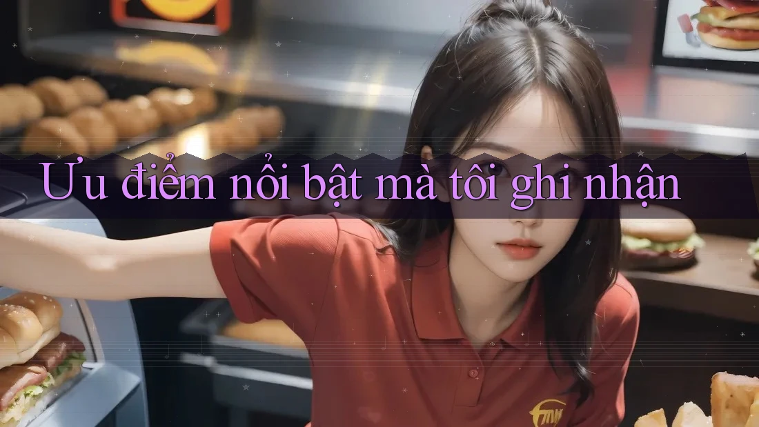Ưu điểm nổi bật mà tôi ghi nhận